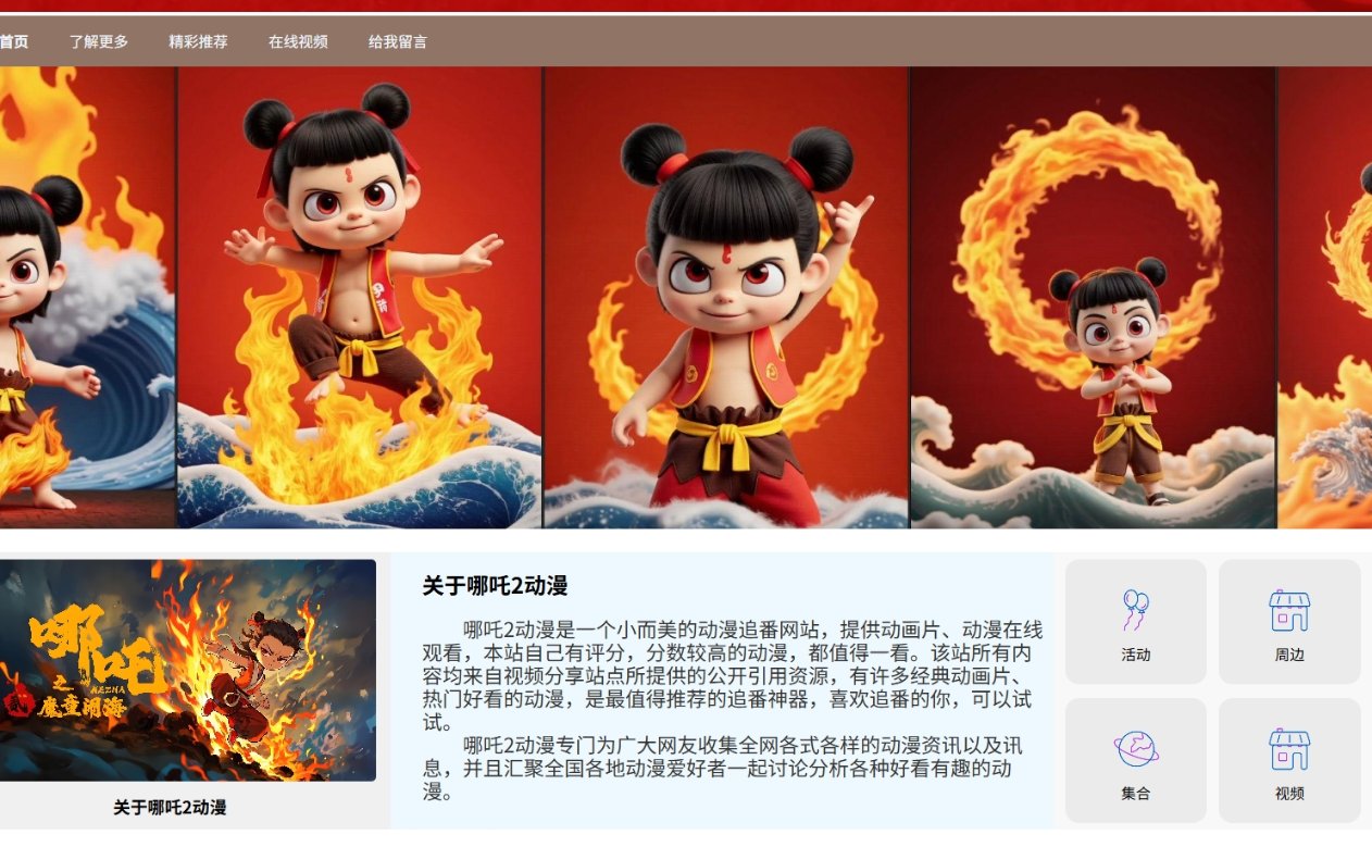 哪吒2网页